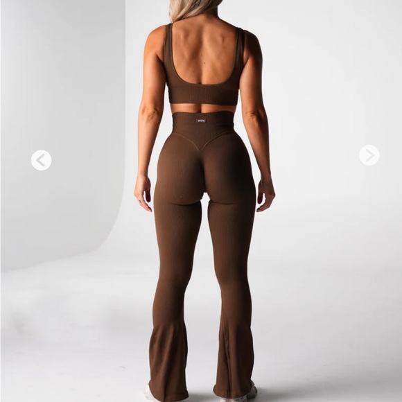 NVGTN Hazelnut Harmony Ribbed Seamless Set - Picture 4 of 6